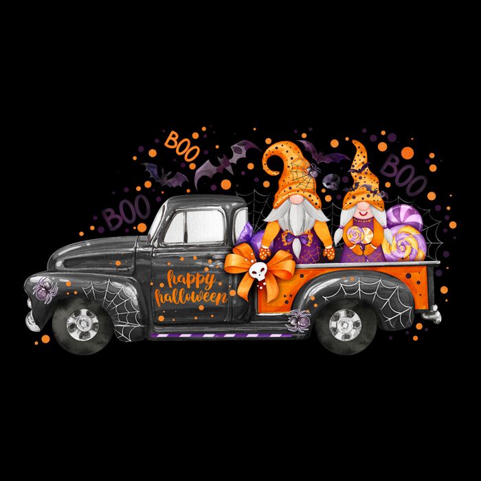 Spooky Halloween Gnome Squad Truck 16 in Basic Backpack