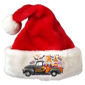 Spooky Halloween Gnome Squad Truck Premium Christmas Santa Hat