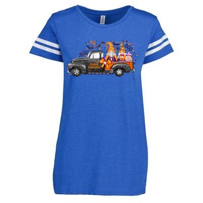 Spooky Halloween Gnome Squad Truck Enza Ladies Jersey Football T-Shirt