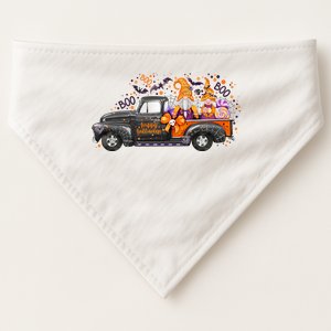 Spooky Halloween Gnome Squad Truck USA-Made Doggie Bandana