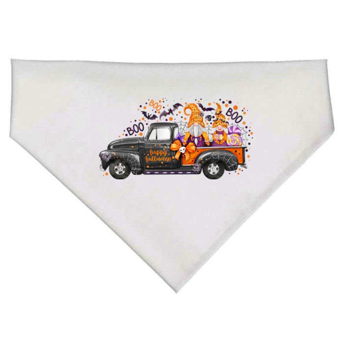 Spooky Halloween Gnome Squad Truck USA-Made Doggie Bandana