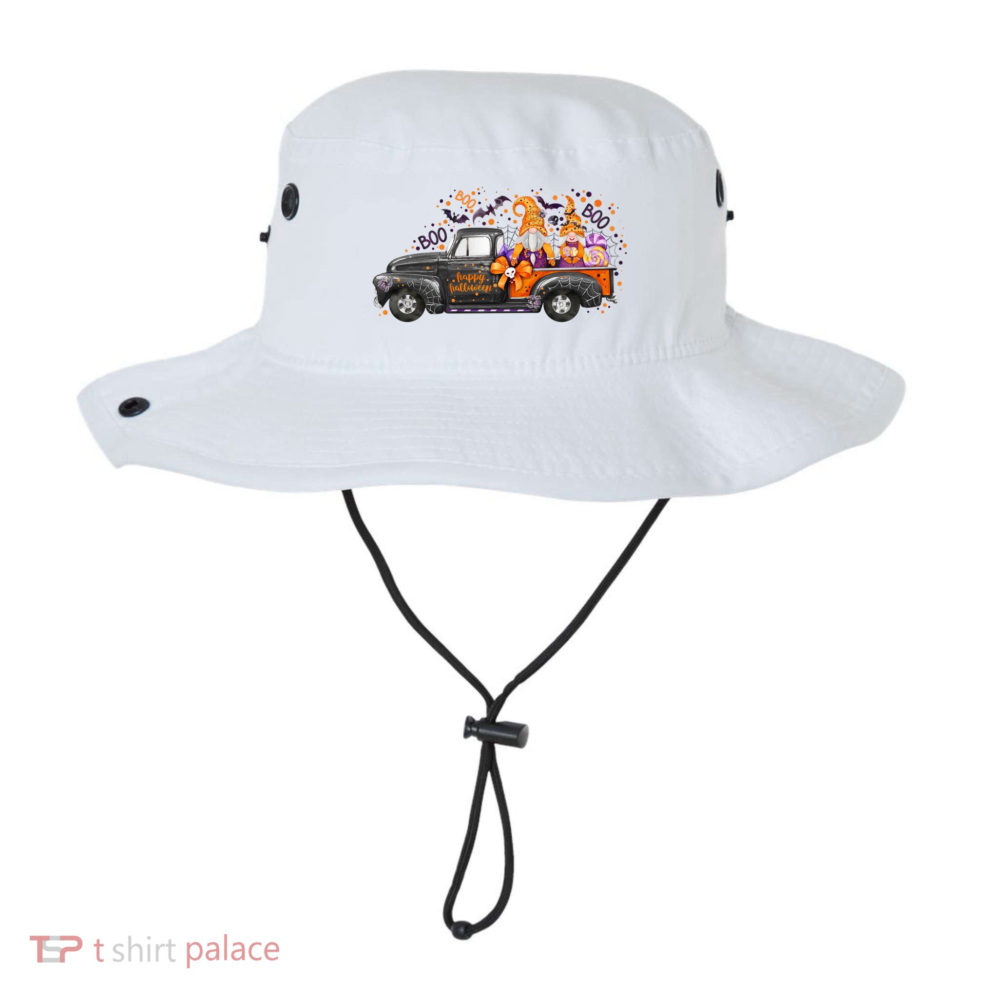 Spooky Halloween Gnome Squad Truck Bucket Hat