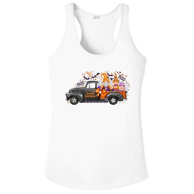 Spooky Halloween Gnome Squad Truck Ladies PosiCharge Competitor Racerback Tank