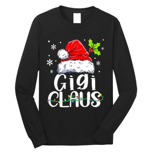 Santa Hat Gigi Claus Elf Funny Ugly Christmas Sweater Long Sleeve Shirt