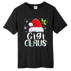 Santa Hat Gigi Claus Elf Funny Ugly Christmas Sweater Tall Fusion ChromaSoft Performance T-Shirt