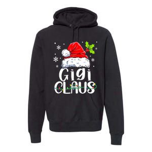 Santa Hat Gigi Claus Elf Funny Ugly Christmas Sweater Premium Hoodie