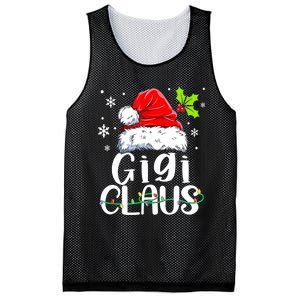 Santa Hat Gigi Claus Elf Funny Ugly Christmas Sweater Mesh Reversible Basketball Jersey Tank