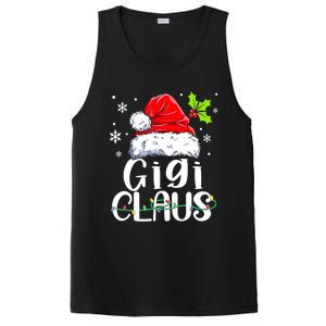 Santa Hat Gigi Claus Elf Funny Ugly Christmas Sweater PosiCharge Competitor Tank