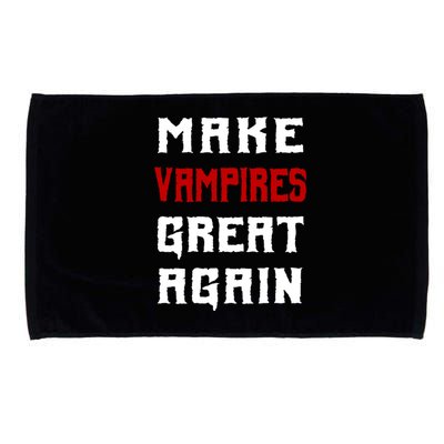 Silly Halloween Gift Make Vampires Great Again Meaningful Gift Microfiber Hand Towel