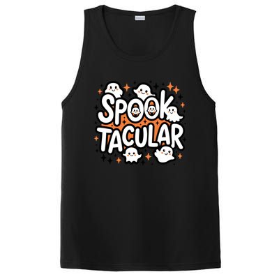 Spooktacular Halloween Ghosts Pumpkins Stars Funny Gift PosiCharge Competitor Tank