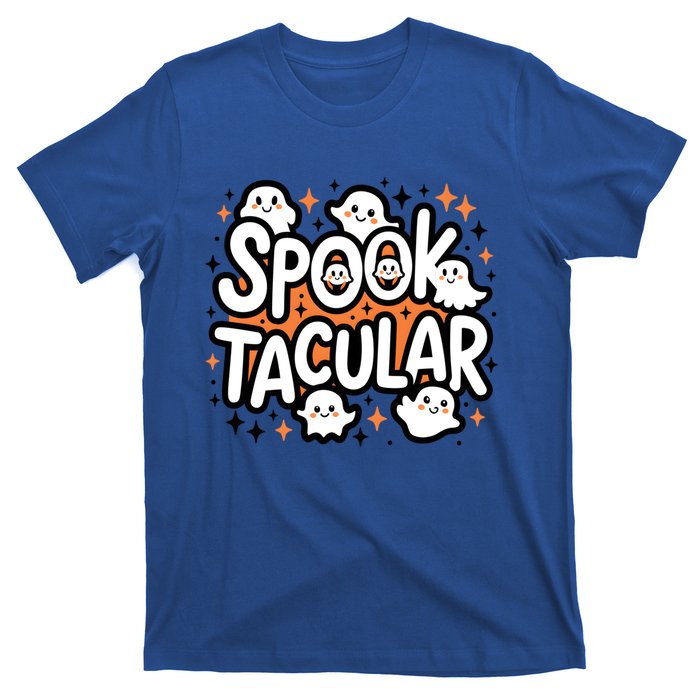 Spooktacular Halloween Ghosts Pumpkins Stars Funny Gift T-Shirt