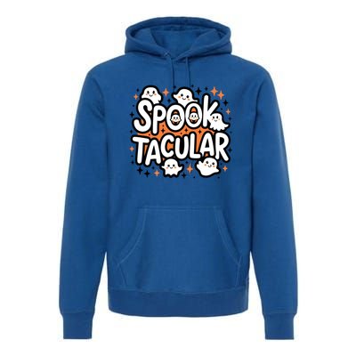 Spooktacular Halloween Ghosts Pumpkins Stars Funny Gift Premium Hoodie