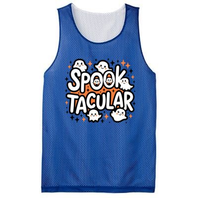 Spooktacular Halloween Ghosts Pumpkins Stars Funny Gift Mesh Reversible Basketball Jersey Tank