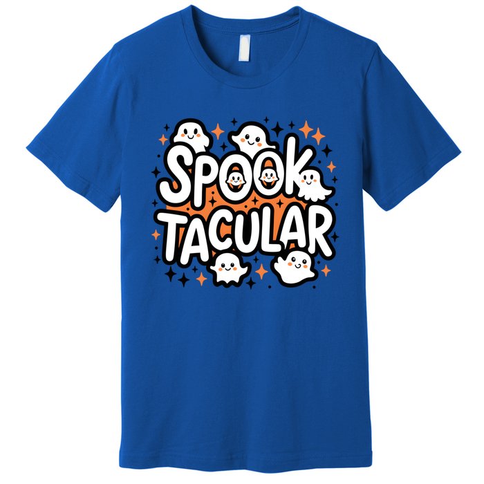 Spooktacular Halloween Ghosts Pumpkins Stars Funny Gift Premium T-Shirt