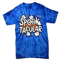 Spooktacular Halloween Ghosts Pumpkins Stars Funny Gift Tie-Dye T-Shirt