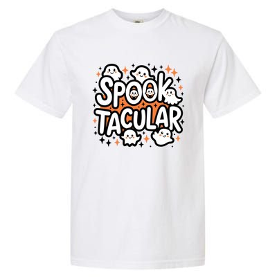 Spooktacular Halloween Ghosts Pumpkins Stars Funny Gift Garment-Dyed Heavyweight T-Shirt