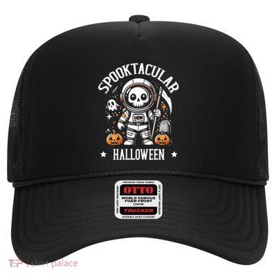 Spooktacular Halloween Great Gift High Crown Mesh Back Trucker Hat