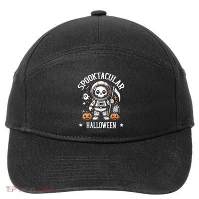 Spooktacular Halloween Great Gift 7-Panel Snapback Hat