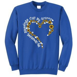 Sunflower Heart Granny My Greatest Blessing Classic Funny Gift Sweatshirt