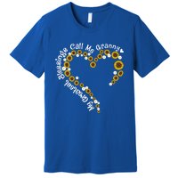 Sunflower Heart Granny My Greatest Blessing Classic Funny Gift Premium T-Shirt