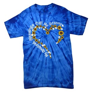 Sunflower Heart Granny My Greatest Blessing Classic Funny Gift Tie-Dye T-Shirt