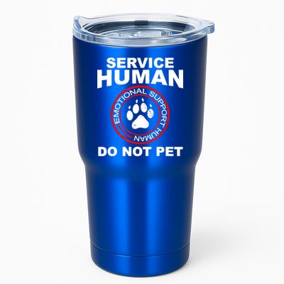 Service Human Gift Funny Dog Owner Emotional Support Human Tumbler