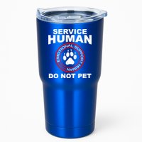 Service Human Gift Funny Dog Owner Emotional Support Human Tumbler
