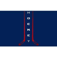 Sticks Hockey Gift For Winter Sports Bumper Sticker