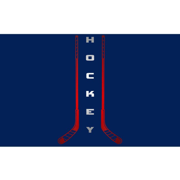 Sticks Hockey Gift For Winter Sports Bumper Sticker