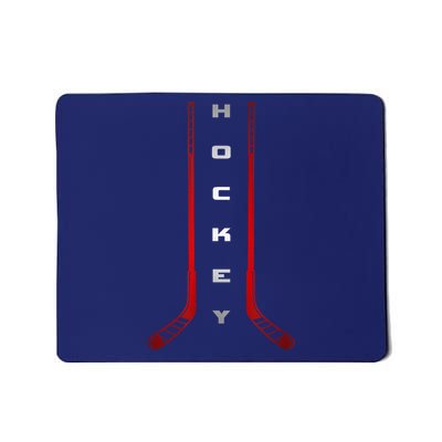 Sticks Hockey Gift For Winter Sports Mousepad