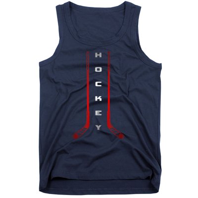 Sticks Hockey Gift For Winter Sports Tank Top