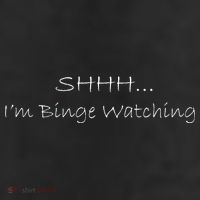 Shh I'm Binge Watching 11oz C Handle Ceramic Mug