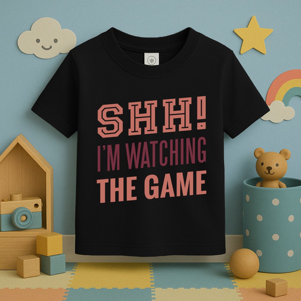 Shh I'm Watching The Game Toddler T-Shirt