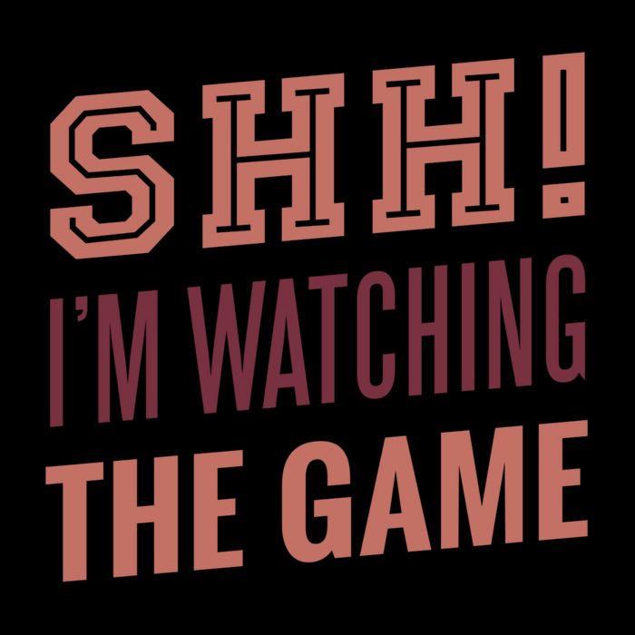 Shh I'm Watching The Game Wool Snapback Cap