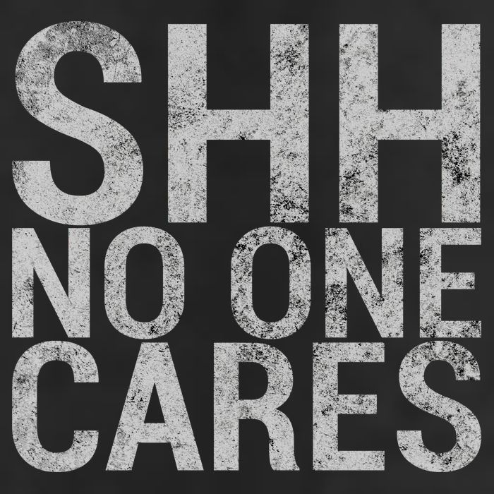 Shh No One Cares 25L Jumbo Tote