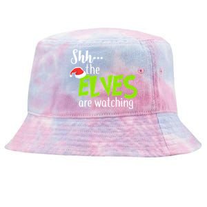 Shh The Elves Are Watching Tie-Dyed Bucket Hat