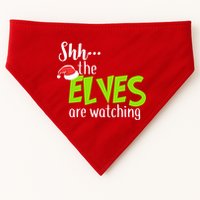 Shh The Elves Are Watching USA-Made Doggie Bandana