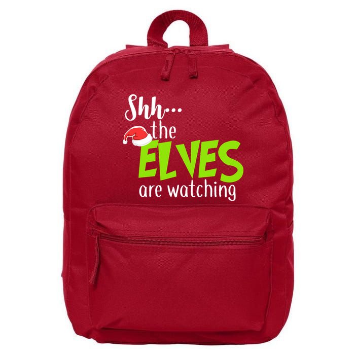 Shh The Elves Are Watching 16 in Basic Backpack