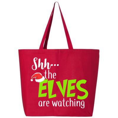 Shh The Elves Are Watching 25L Jumbo Tote