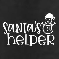 Santas Helper Holiday Gift 7 Panel Mesh Trucker Snapback Hat