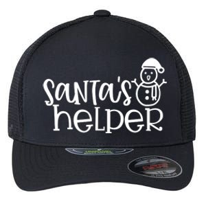 Santas Helper Holiday Gift Flexfit Unipanel Trucker Cap