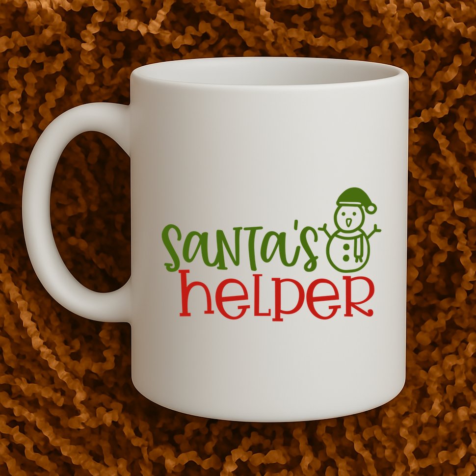 Santas Helper Holiday Gift Mug
