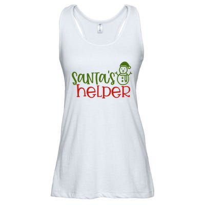 Santas Helper Holiday Gift Ladies Essential Flowy Tank
