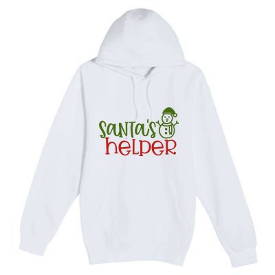 Santas Helper Holiday Gift Premium Pullover Hoodie