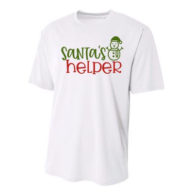 Santas Helper Holiday Gift Performance Sprint T-Shirt