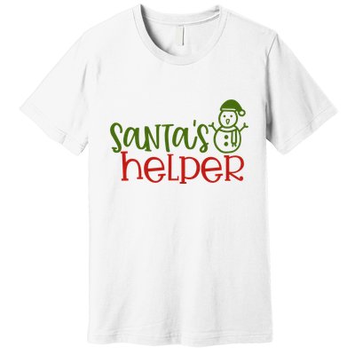 Santas Helper Holiday Gift Premium T-Shirt