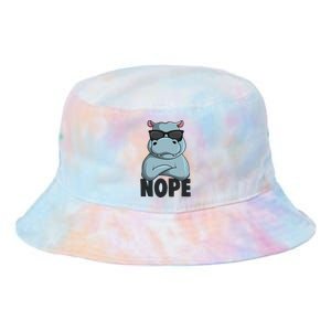 Stubborn Hippo Hippopotamus Tie Dye Newport Bucket Hat