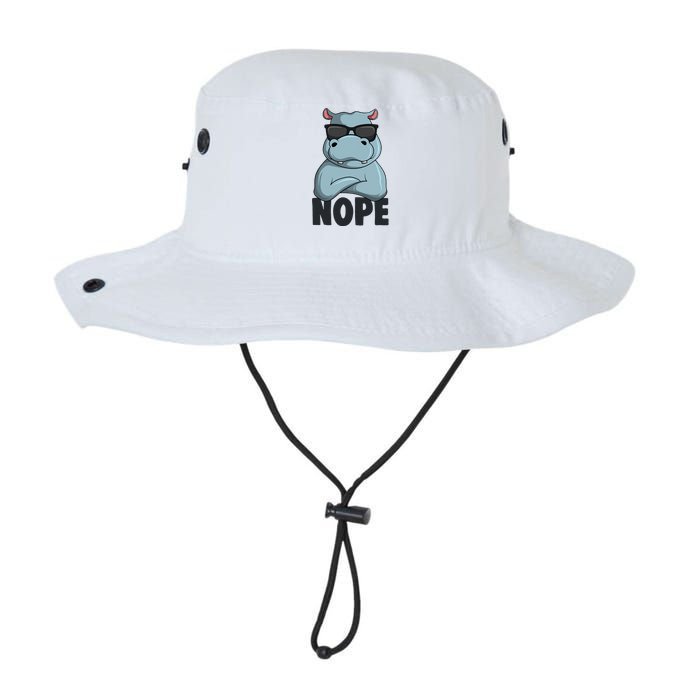 Stubborn Hippo Hippopotamus Legacy Cool Fit Booney Bucket Hat