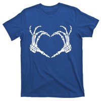 Skeleton Hand Heart Sign Bones Costume Halloween Party Gift T-Shirt