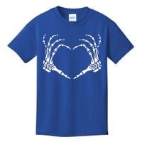 Skeleton Hands Heart Sign Shirts Retro Halloween Kids T-Shirt